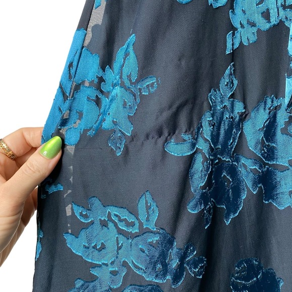 Lovers + Friends Jade Blossom Floral Burnout Mini Dress Black size Small - Picture 7 of 8